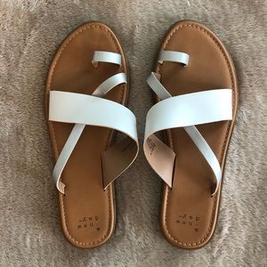 A new day cross-strap sandals